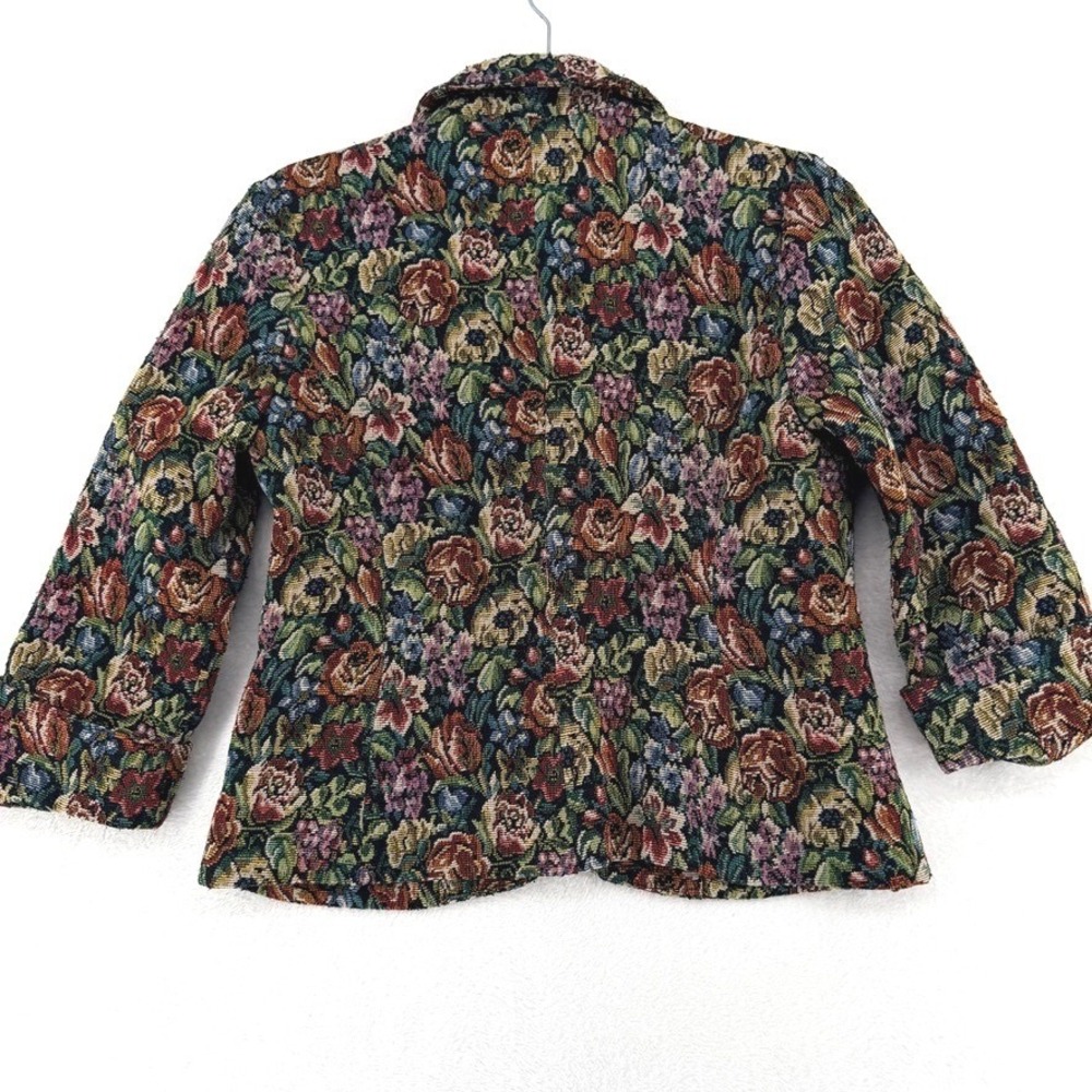 Tabitha Anthropologie Floral Tapestry‎ Blazer Jacket Size 4 - Picture 11 of 12